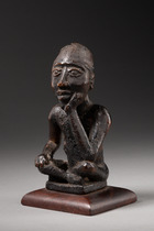 Figure assise, R. D. Congo, Bakongo, Taille: H: 15,5 cm (H: 6.1 inch), ID: 3053585 - 5/5