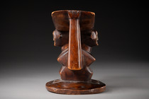 Anthropomorphic neckrest, D. R. Congo, Mbala, Size: H: 14,5 cm, L: 19,5 cm (H: 5.7 inch, L: 7.7 inch), ID: 3053582 - 3/7