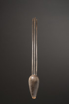 Élégante épingle à cheveux avec boîte à tabac à priser, Afrique du Sud, Zoulou, Taille: H: 25,2 cm (H: 9.9 inch), ID: 3053576 - 2/5