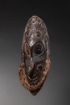Maske, Papua-Neuguinea – Sepik, Größe: H: 42,8 cm (H: 16.9 inch), ID: 3053575 - 5/5
