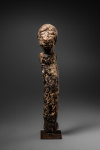 Standing figure, Mali, Dogon, Size: H: 31,5 cm (H: 12.4 inch), ID: 3053589 - 5/5
