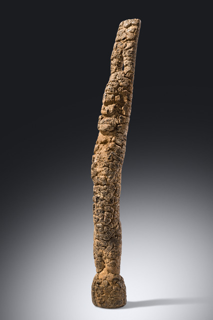 Figure aux bras levés, Mali, Tellem, Taille: H: 38,5 cm (H: 15.2 inch), ID: 3053586