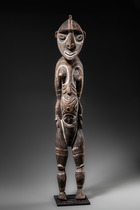 Figure féminine debout "nogwi", Papouasie-Nouvelle-Guinée - Washkuk, Kwoma, Taille: H: 97,5 cm (H: 38.4 inch), ID: 3053590 - 2/5