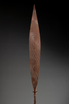 Paddel, Neuseeland, Maori, Größe: H: 157 cm (H: 61.8 inch), ID: 3053599 - 2/3
