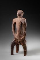 Sitzende männliche Figur, Tansania, Nyamwesi, Größe: H: 58 cm (H: 22.8 inch), ID: 3053562 - 3/9