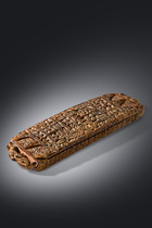 Schatzbehälter "papahou", vor 1822, Neuseeland, Maori, Größe: M: 41 cm x 12 cm x 4,5 cm (M: 16.1 inch x 4.7 inch x 1.8 inch), ID: 3053598 - 2/7