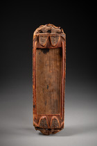 Schatzbehälter "papahou", vor 1822, Neuseeland, Maori, Größe: M: 41 cm x 12 cm x 4,5 cm (M: 16.1 inch x 4.7 inch x 1.8 inch), ID: 3053598 - 4/7