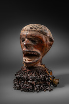 Cimier anthropomorphe, Nigéria, Boki, Taille: H: 24 cm (H: 9.4 inch), ID: 3053466 - 2/7