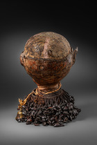 Cimier anthropomorphe, Nigéria, Boki, Taille: H: 24 cm (H: 9.4 inch), ID: 3053466 - 5/7