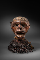 Cimier anthropomorphe, Nigéria, Boki, Taille: H: 24 cm (H: 9.4 inch), ID: 3053466 - 7/7