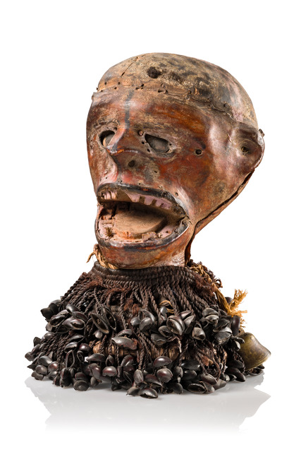 Anthropomorphic headdress, Nigeria, Boki, Size: H: 24 cm (H: 9.4 inch), ID: 3053466