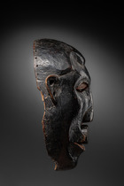 Anthropomorphe Maske, Mosambik, Makua, Größe: H: 21,5 cm (H: 8.5 inch), ID: 3053468 - 3/4