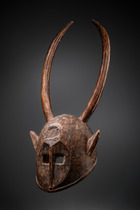 Zoomorphic mask "misikun", Mali, Minianka, Size: H: 44,5 cm (H: 17.5 inch), ID: 3053469 - 2/6