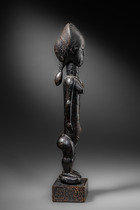 Figure féminine "blolo bla", XIXe siècle, Côte d'Ivoire, Baoulé, Taille: H: 49 cm (H: 19.3 inch), ID: 3053460 - 2/5