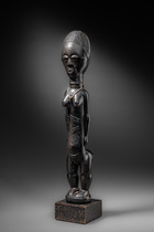 Figure féminine "blolo bla", XIXe siècle, Côte d'Ivoire, Baoulé, Taille: H: 49 cm (H: 19.3 inch), ID: 3053460 - 3/5