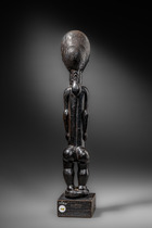 Figure féminine "blolo bla", XIXe siècle, Côte d'Ivoire, Baoulé, Taille: H: 49 cm (H: 19.3 inch), ID: 3053460 - 4/5