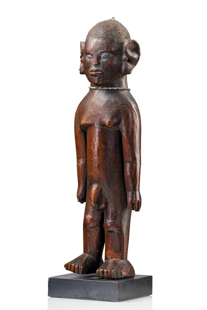 Stehende männliche Figur, Ende 19. / Anfang 20. Jh., Kenia, Kamba, Größe: H: 27 cm (H: 10.6 inch), ID: 3053461
