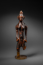 Kleine weibliche Figur "tugubele", Côte d'Ivoire, Senufo, Größe: H: 23 cm (H: 9.1 inch), ID: 3053462 - 2/4