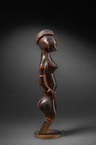 Kleine weibliche Figur "tugubele", Côte d'Ivoire, Senufo, Größe: H: 23 cm (H: 9.1 inch), ID: 3053462 - 3/4