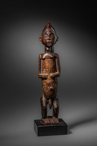 Figure de pouvoir "nkisi / nkishi", première moitié du XXe siècle, R. D. Congo, Dondo, Taille: H: 31 cm (H: 12.2 inch), ID: 3053463 - 5/5