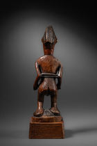 Stehende weibliche Figur, Gabun, Punu, Größe: H: 20,5 cm (H: 8.1 inch), ID: 3053464 - 4/5