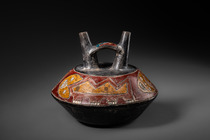 Double-spout vessel, ca. 600 - 200 BC, Peru, Paracas, Size: H: 16 cm (H: 6.3 inch), ID: 3053519 - 7/7