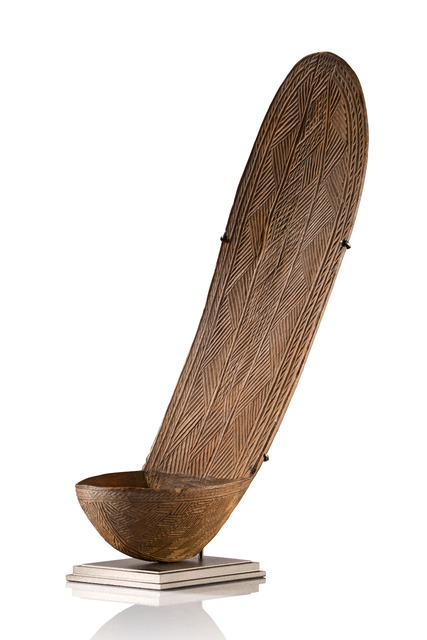 Rare spoon, Gabon, Fang, Size: H: 27,7 cm (H: 10.9 inch), ID: 3053552