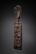 Memory board "lukasa", D. R. Congo, Luba, Size: H: 44,2 cm (H: 17.4 inch), ID: 3053555 - 3/3