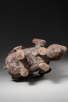 Equestrian group with two figures, D. R. Congo, Kuba-Shoowa, Size: H: 46 cm (H: 18.1 inch), ID: 3053766 - 4/5