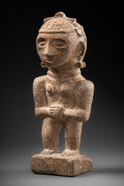 Standing figure, Indonesia - Nias, Size: H: 17,5 cm (H: 6.9 inch), ID: 3053547 - 2/6