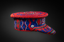 Colonial hat "5OZ", D. R. Congo, Yaka, Size: M: 12,5 cm x 28 cm (M: 4.9 inch x 11.0 inch), ID: 3053559 - 2/6