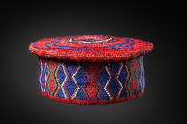 Colonial hat "5OZ", D. R. Congo, Yaka, Size: M: 12,5 cm x 28 cm (M: 4.9 inch x 11.0 inch), ID: 3053559 - 3/6