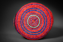 Colonial hat "5OZ", D. R. Congo, Yaka, Size: M: 12,5 cm x 28 cm (M: 4.9 inch x 11.0 inch), ID: 3053559 - 5/6