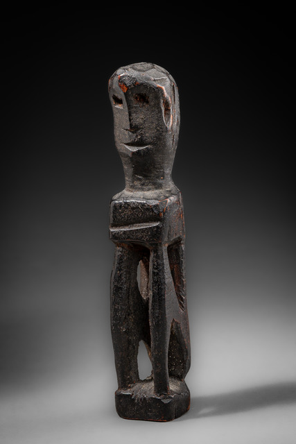Schutzfigur "bulul", Philippinen - Bontok, Größe: H: 10,5 cm (H: 4.1 inch), ID: 3053553