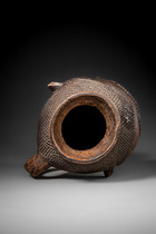Anthropomorphic palm wine cup, D. R. Congo, Kuba, Size: H: 16,5 cm (H: 6.5 inch), ID: 3053665 - 6/6