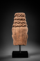Kopf eines Bodhisattvas, Kambodscha, Khmer, Größe: H: 14,8 cm (H: 5.8 inch), ID: 3053539 - 4/5