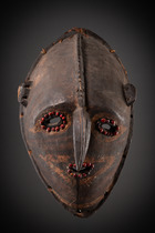 Moskitomaske "parak", Papua-Neuguinea - Sepik Mündungsgebiet, Größe: H: 39,5 cm (H: 15.6 inch), ID: 3053655 - 5/5