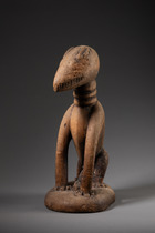 Chien assis "aja", Nigéria, Yoruba, Taille: H: 40 cm (H: 15.7 inch), ID: 3053656 - 2/6
