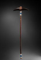 Zeremonielle Tanzkeule, Nordamerika, Plains, Größe: L: 63 cm (L: 24.8 inch), ID: 3053620 - 2/4