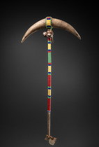 Zeremonielle Tanzkeule, Nordamerika, Plains, Größe: L: 59 cm (L: 23.2 inch), ID: 3053616 - 2/2