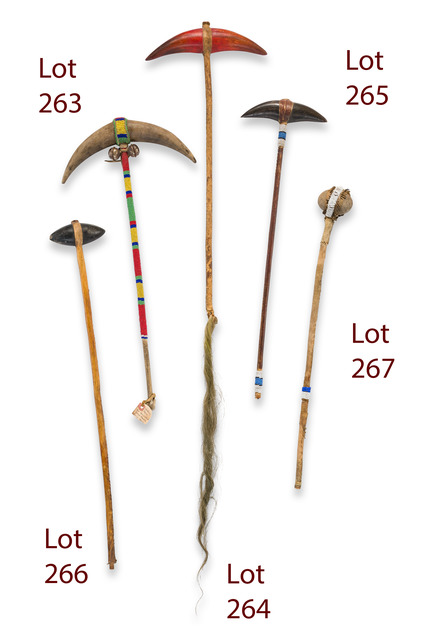 Zeremonielle Tanzkeule, Nordamerika, Plains, Größe: L: 59 cm (L: 23.2 inch), ID: 3053616