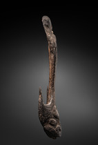 Suspension hook "samban", Papua New Guinea - Sepik, Size: H: 60 cm (H: 23.6 inch), ID: 3053594 - 4/5