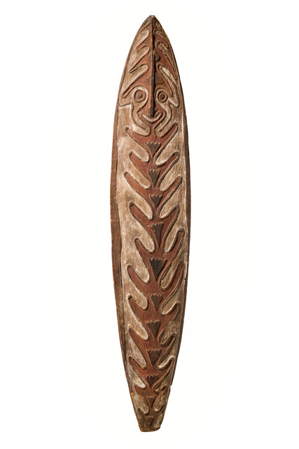 Geistertafel "gope", Papua-Neuguinea - Golf, Wapo Fluss, Dorf Wowobo, Größe: H: 150 cm (H: 59.1 inch), ID: 3053611