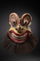 Deux masques, Indonésie - Bali, Taille: H: 16,8 cm / 24 cm (H: 6.6 inch / 9.4 inch), ID: 3053609 - 4/7