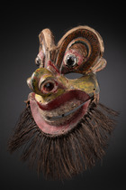 Deux masques, Indonésie - Bali, Taille: H: 16,8 cm / 24 cm (H: 6.6 inch / 9.4 inch), ID: 3053609 - 5/7