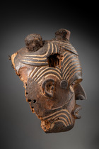 Anthropomorphic mask, Nigeria, Idoma / Igbo, Size: H: 30 cm (H: 11.8 inch), ID: 3053671 - 3/5