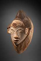 Maske "okuyi", Gabun, Punu, Größe: H: 32,5 cm (H: 12.8 inch), ID: 3053651 - 2/5