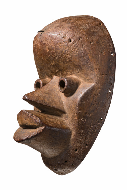 Anthropomorphe Maske "zakpai", Côte d'Ivoire, Dan, Größe: H: 24,5 cm (H: 9.6 inch), ID: 3053634