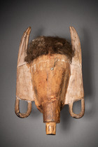 Kopfskulptur "malagan", Papua-Neuguinea - Bismarck Archipel - Neu Irland, Größe: H: 27,5 cm (H: 10.8 inch), ID: 3053740 - 3/6