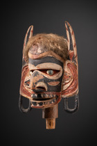Kopfskulptur "malagan", Papua-Neuguinea - Bismarck Archipel - Neu Irland, Größe: H: 27,5 cm (H: 10.8 inch), ID: 3053740 - 4/6